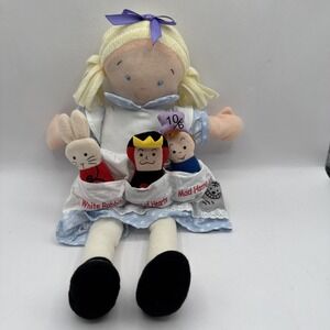 North American Bear Company Dolly Pockets Alice in Wonderland Doll Plush Stuffed